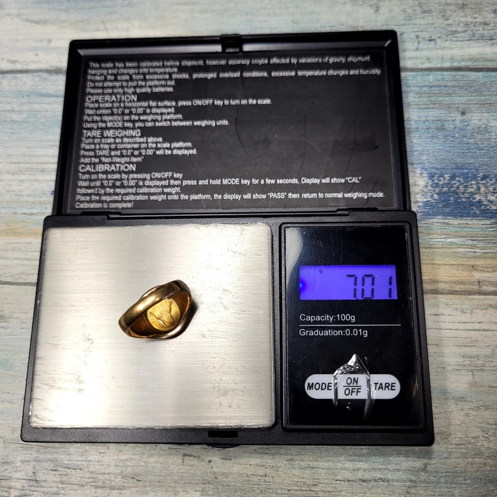 Demolay Chevalier 10k Gold Ring - Picture 8 of 8